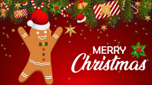 Christmas Ginger Bread man Template