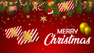 chrismas card red small