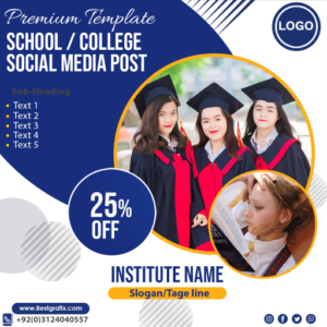 Premium Social Media Brochure for Colleges and Universities