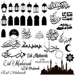Eid Vector graphics Bundle | Unique Adobe Illustrator Vector Design Templates for Eid