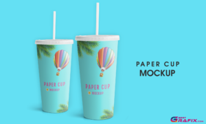 Paper Cup Mockup PSD