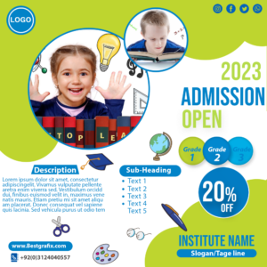 Educational PSD Template for Social Media