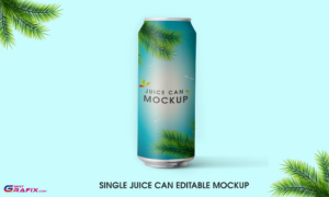 PSD mockup juice can