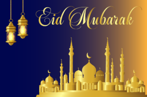 eid wishes vector art