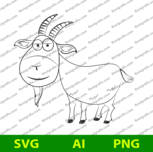 vector eid goat, eid ul adha, goat svg, goat png, goat ai, goat clipart