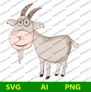 goat svg file, png, ai vector file