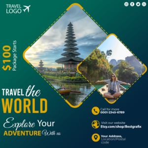 Travel agency PSD Template