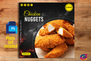 Fast Food Instagram Post, Food Menu Flyer Template, Restaurant Food Menu