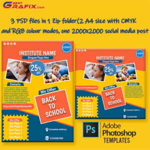 "back to school " flyer