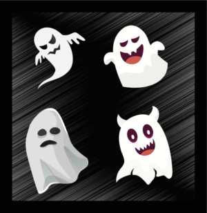 Ghost vector .Ghost illustration