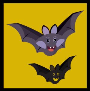 Bat illustration | Halloween Bat Clipart | Bat Vector