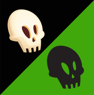 Skull Clipart | skull vector |skull illustration | Halloween skull