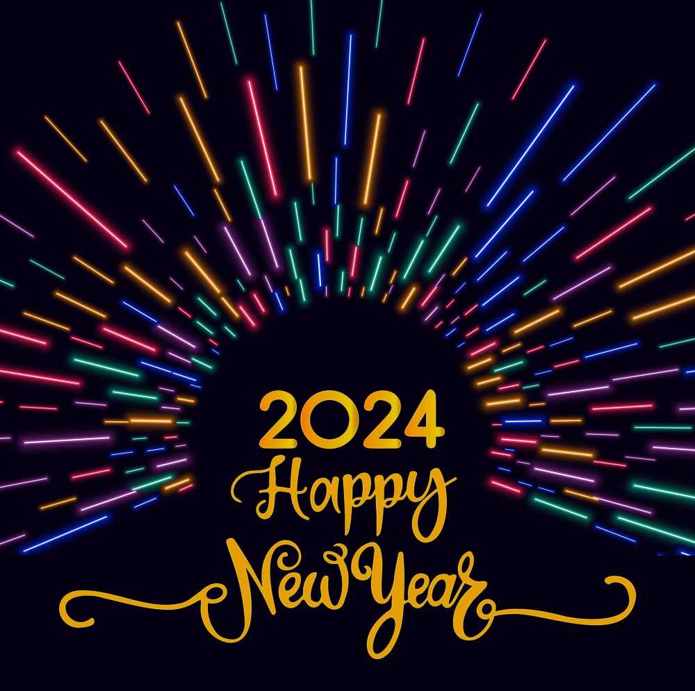 Happy New Year Image | Happy New Year Card | 2024 Ecard | BestGrafix.com