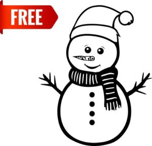 Snowman clipart | snowman drawing | Snowman Pictures to Color