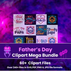 Father's day clipart Mega Bundle | Father's Day Printables