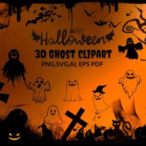 Ghost Clipart | Ghost PNG | Ghost Vector
